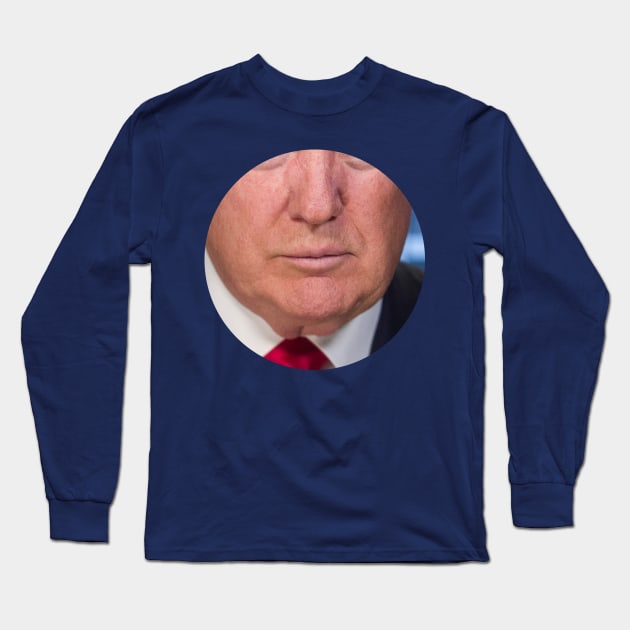 Trump Face Long Sleeve T-Shirt by Jennifer